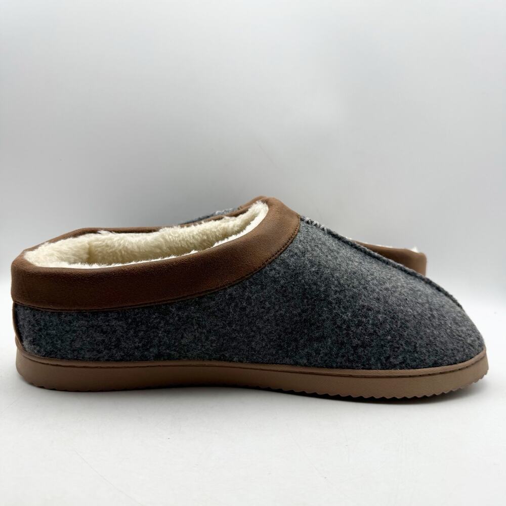 Dearfoams Mens Warner Clog Slippers US XL 13-14 EU 46.5 Grey NWT - Picture 4 of 12